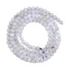4057 Agat okrągły kamień naturalny 3,5mm pasmo 38cm
